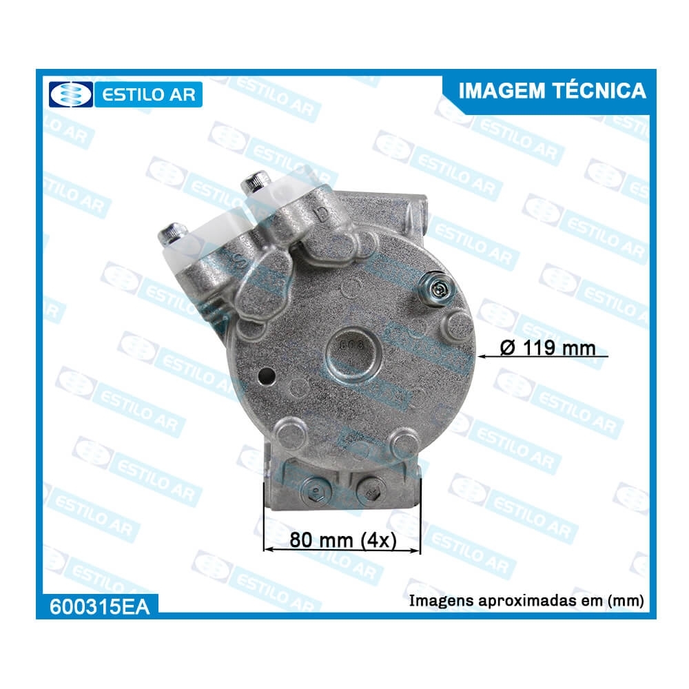 COMPRESSOR ZEXEL PAJERO DAKAR/ MITSUBISHI L200 TRITON DIESEL 2006